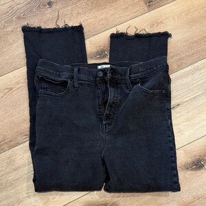 Madewell Cali Demi-Boot Black Jeans